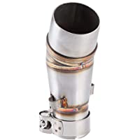 Los mejores  - Tubo medio de escape Tubo de ataque central de la motocicleta Adaptador de conector de silenciador Compatible con Z250…
